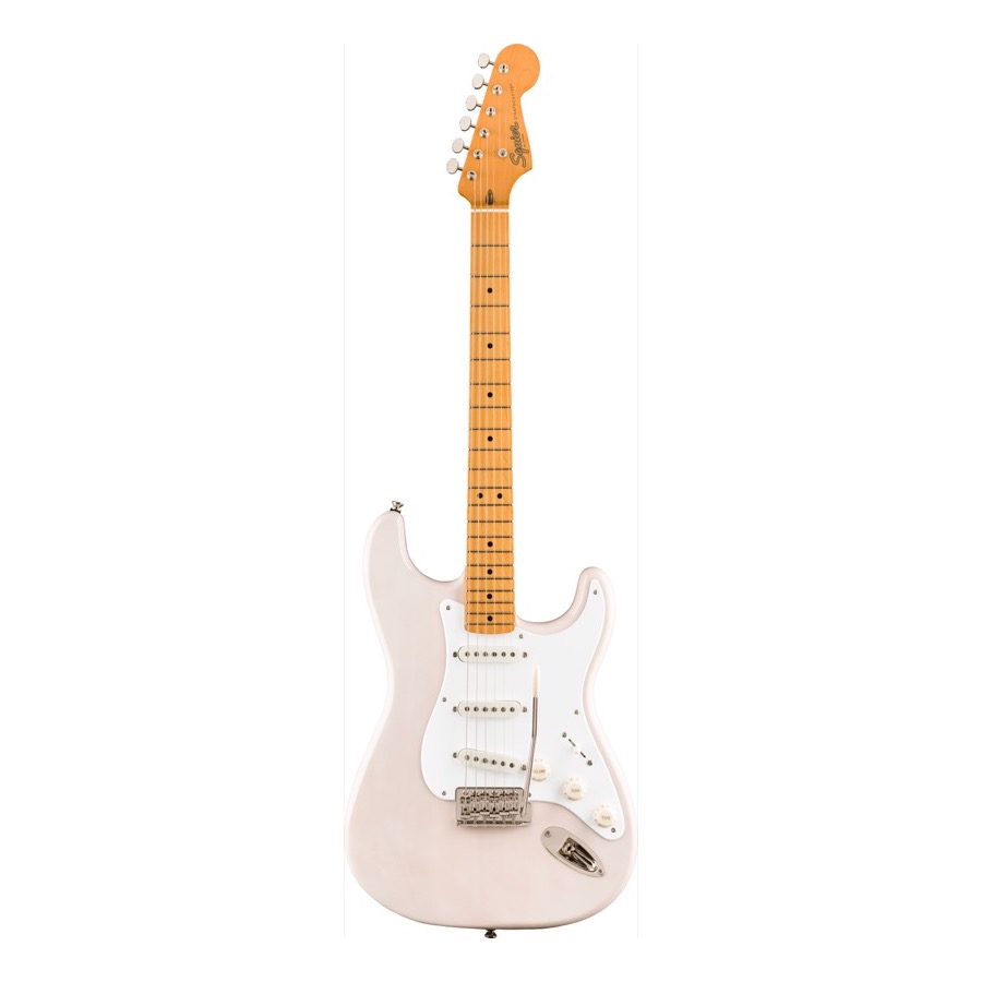 Fender Squier Classic Vibe '50s Stratocaster Maple Fingerboard, White Blonde Elektrische Gitaar