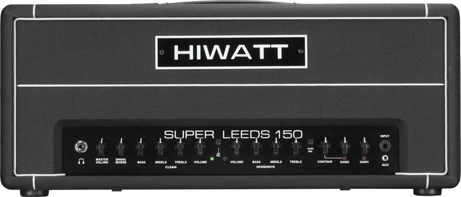 Hiwatt Super Leeds 150RH Head - 150W 2-Channel Head with Spring Reverb, NU DIRECT LEVERBAAR