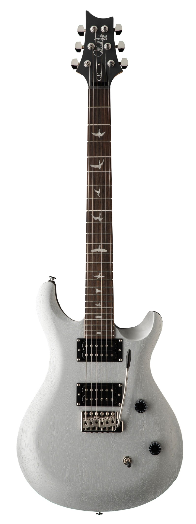 PRS SE CE 24 Standard Satin Metallic Silver Elektrische Gitaar inclusief Gig Bag NIEUW 2025 MODEL