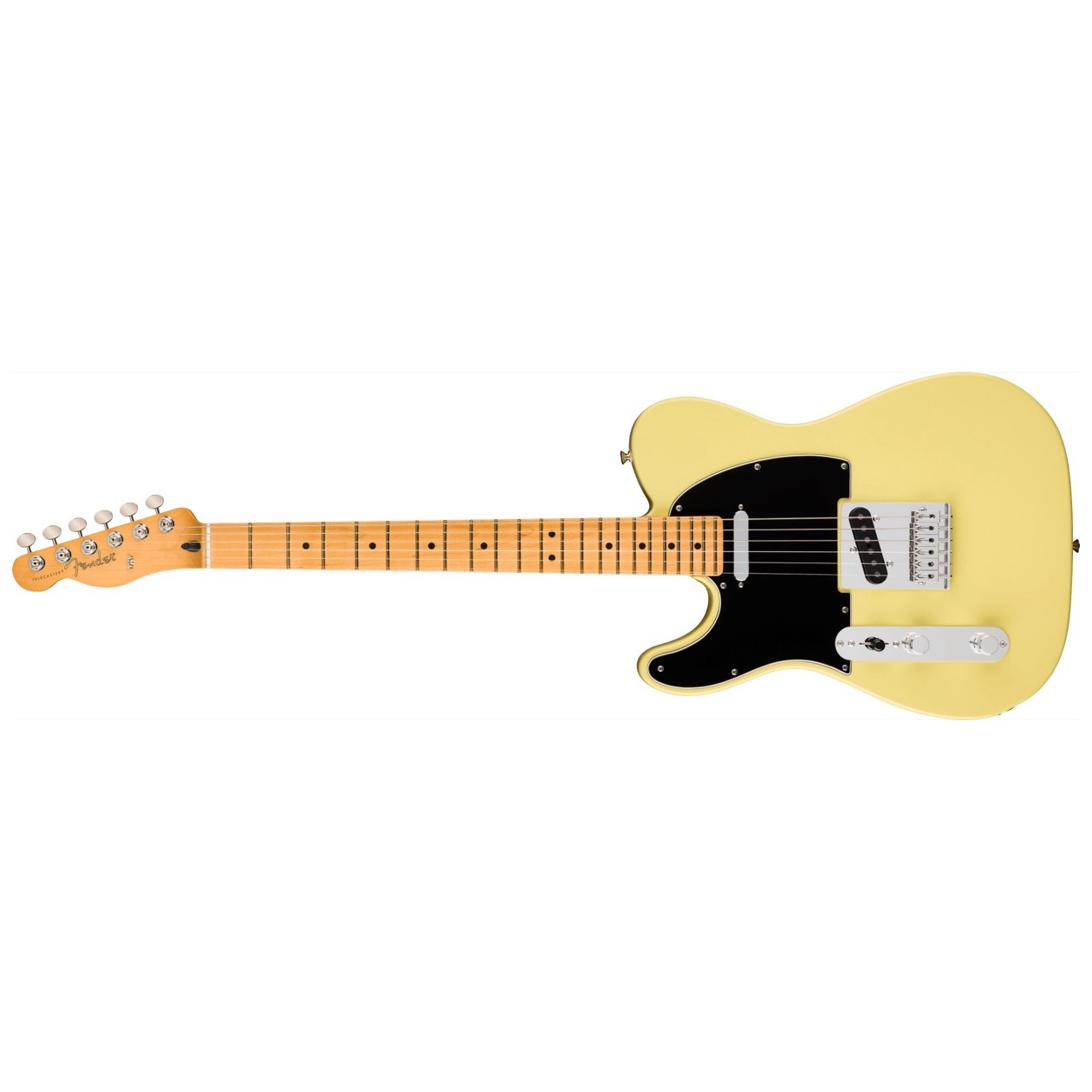 Fender Player II Telecaster Left-Hand, Maple Fingerboard, Hialeah Yellow, Elektrische Gitaar LINKSHANDIG