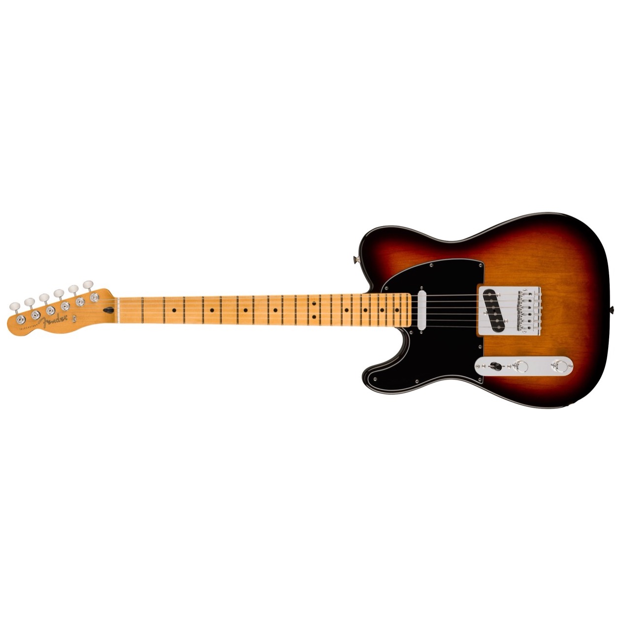 Fender Player II Telecaster Left-Hand, Maple Fingerboard, 3-Color Sunburst, Elektrische Gitaar LINKSHANDIG