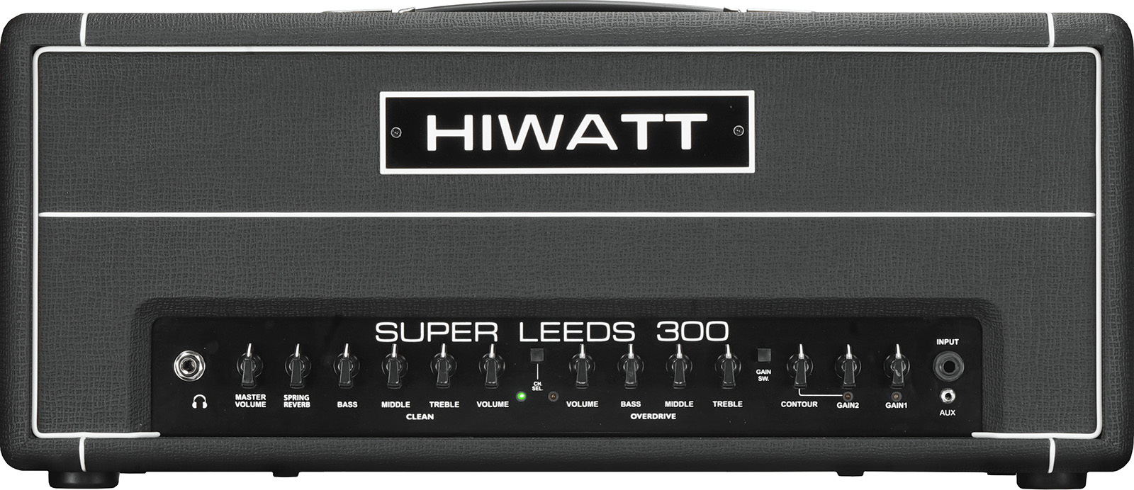 Hiwatt Super Leeds 300RH Head - 300W 2-Channel Head with Spring Reverb, NU DIRECT LEVERBAAR