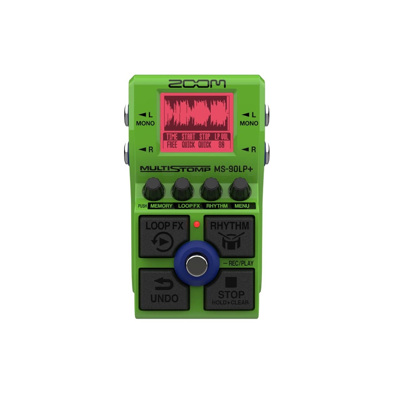 Zoom MS 90 LP+ / MS 90LP+ Multistomp Looper Pedal exclusief Adapter