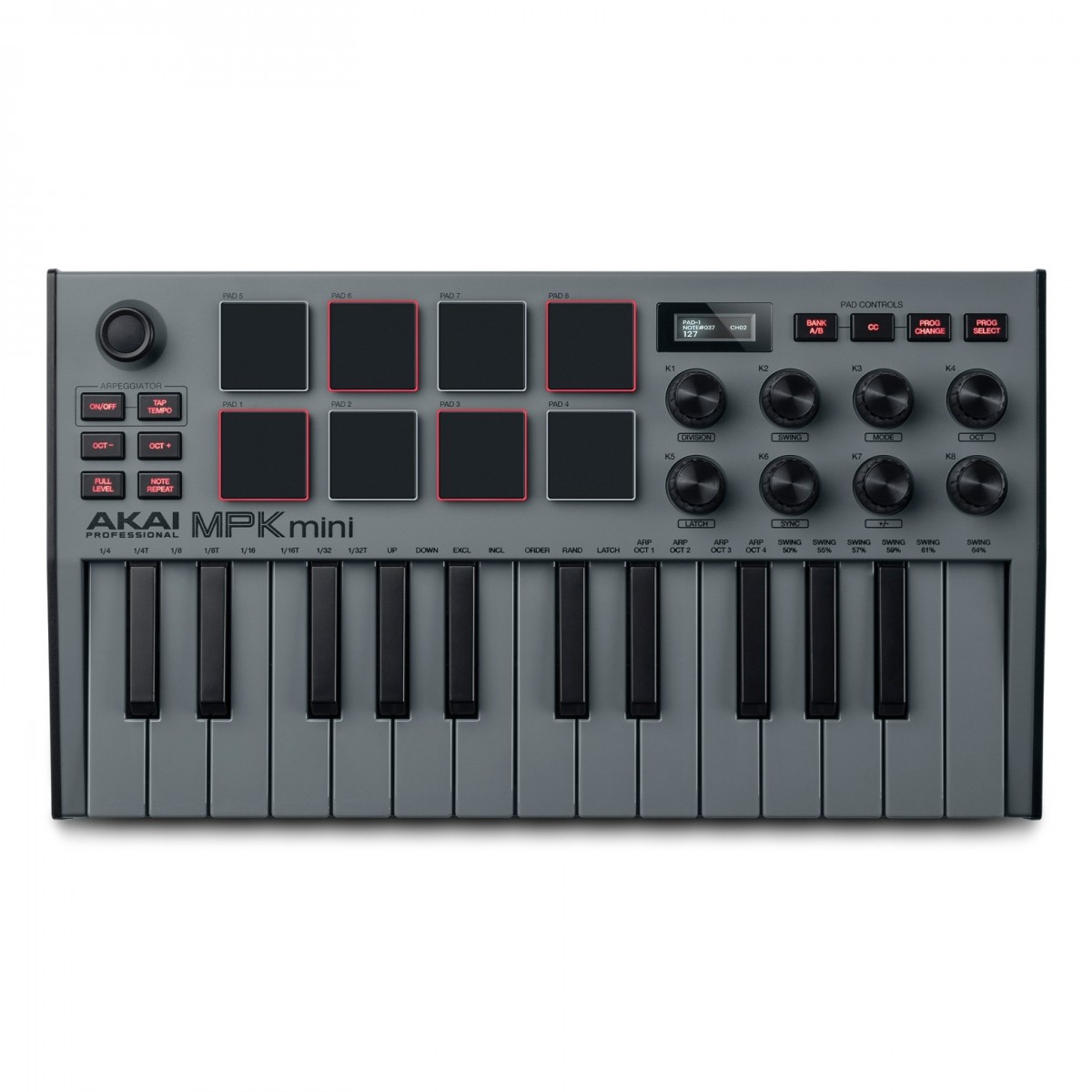 Akai Professional MPK Mini MK3 G / MPK Mini MK 3 Grey 25 Mini Keys