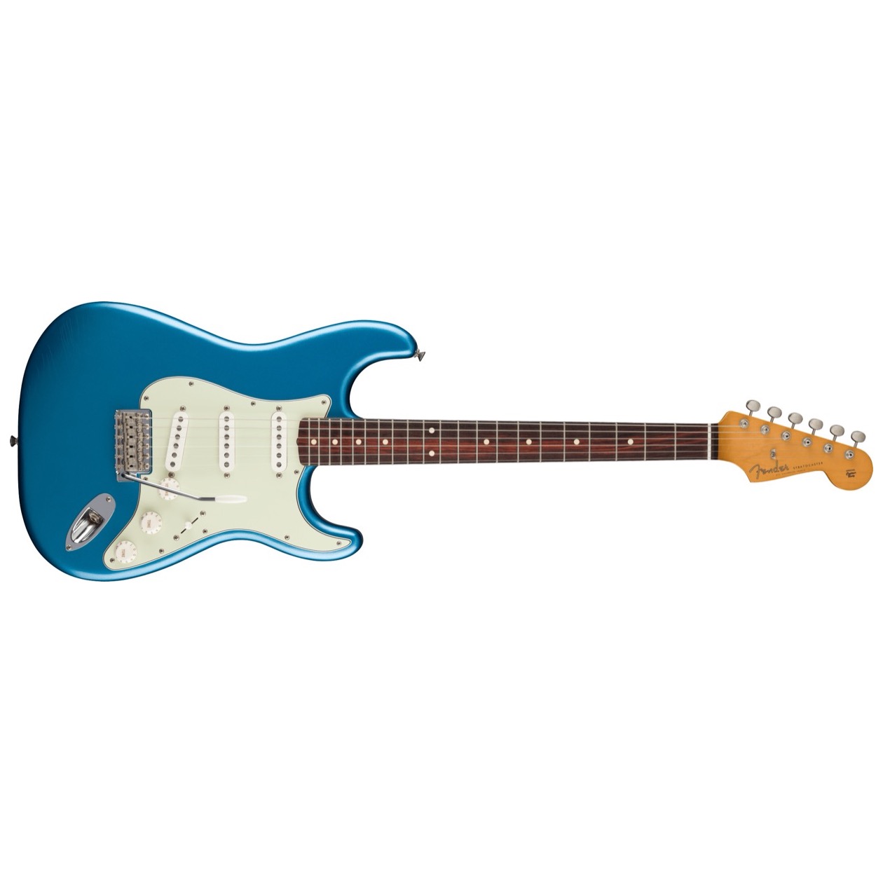Fender Vintera II '60s Stratocaster, Limited Edition Road Worn, Rosewood Fingerboard, Lake Placid Blue Model: 0144070302 Inclusief Originele Fender Deluxe Gig Bag