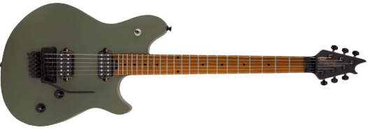 EVH Wolfgang WG Standard, Baked Maple Fingerboard, Matte Army Drab Model: 5107003520 Elektrische Gitaar