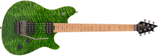 EVH Wolfgang WG Standard QM, Baked Maple Fingerboard, Transparent Green Model: 5107003587 Elektrische Gitaar