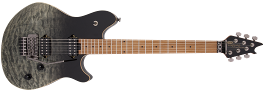 EVH Wolfgang WG Standard QM, Baked Maple Fingerboard, Black Fade Model: 5107004524 Elektrische Gitaar