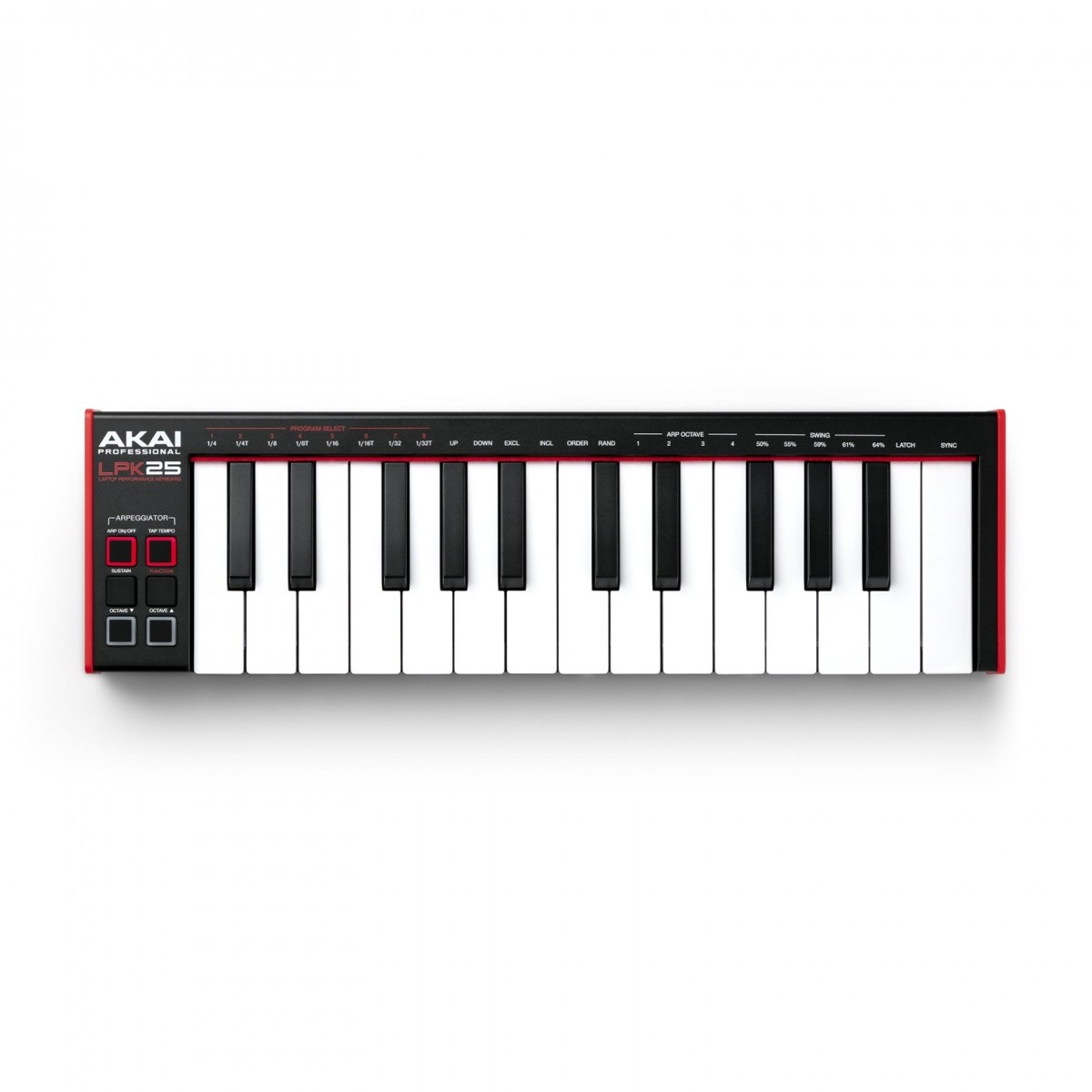 Akai Professional LPK 25 MK2 / LPK25 MK2 Laptop Performance Midi Keyboard