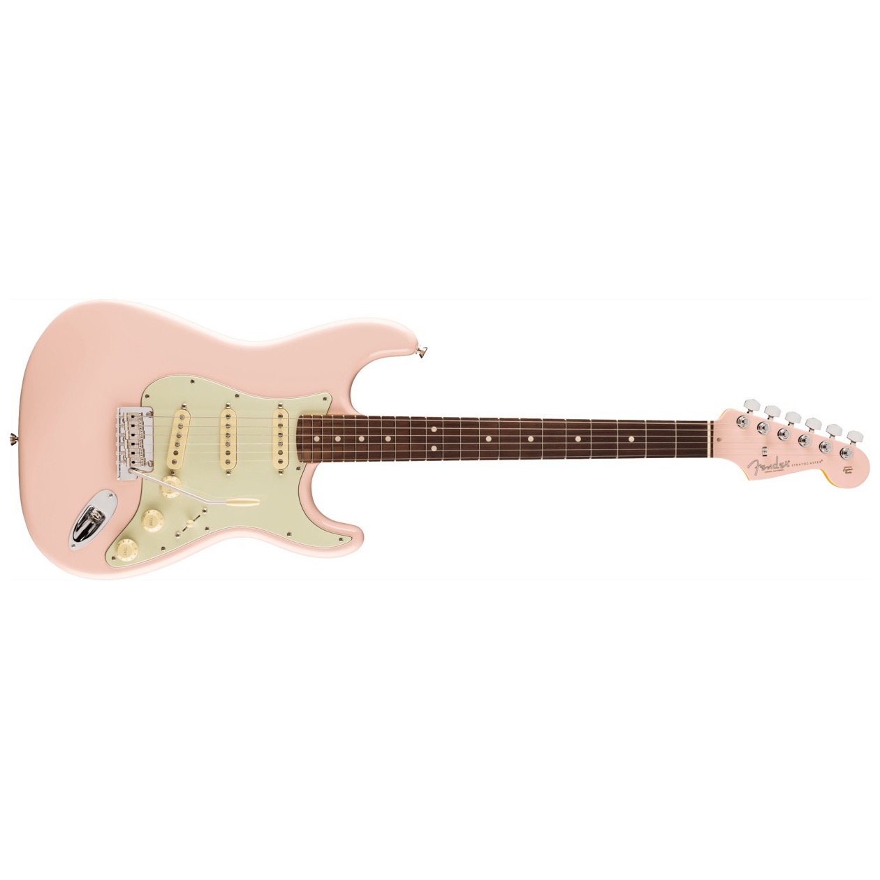 Fender American Professional II Stratocaster, Limited Edition, Rosewood Fingerboard, Shell Pink Model 0173900756 Inclusief Fender Deluxe Molded Case