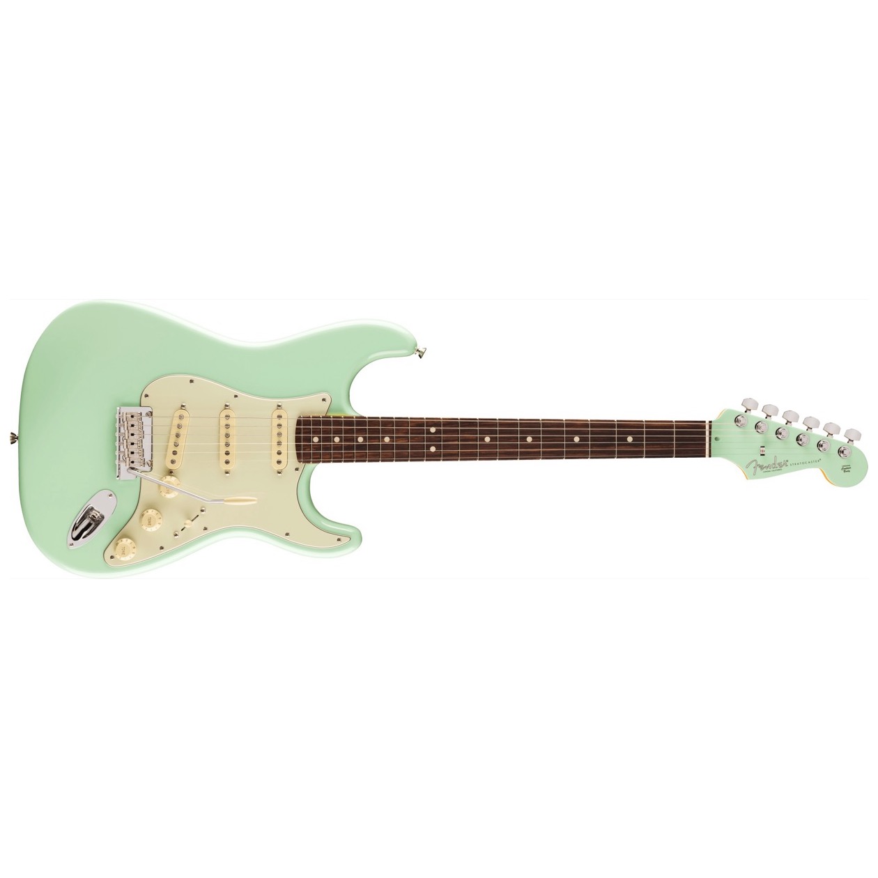 Fender American Professional II Stratocaster, Limited Edition, Rosewood Fingerboard, Surf Green Model 0173900757 Inclusief Fender Deluxe Molded Case