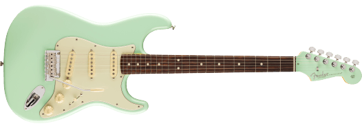 Fender American Professional II Stratocaster, Limited Edition, Rosewood Fingerboard, Surf Green Model 0173900757 Inclusief Fender Deluxe Molded Case