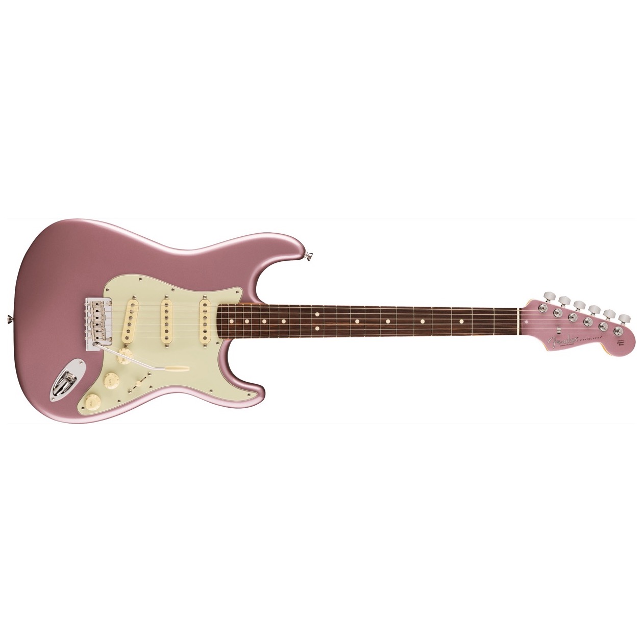 Fender American Professional II Stratocaster, Limited Edition, Rosewood Fingerboard, Burgundy Mist Metallic Model 0173900766 Inclusief Fender Deluxe Molded Case