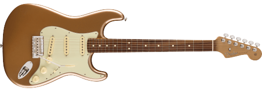 Fender American Professional II Stratocaster, Limited Edition, Rosewood Fingerboard, Firemist Gold Metallic Model 0173900753 Inclusief Fender Deluxe Molded Case