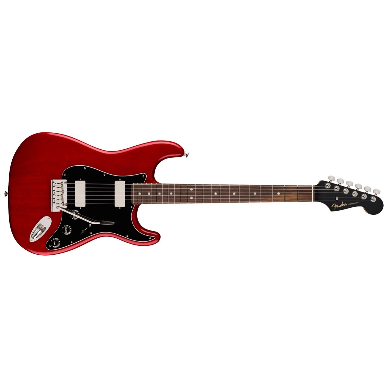 Fender American Professional II Stratocaster HH, Rosewood Fingerboard, Crimson Transparent Model 0173990738 Inclusief Fender Deluxe Molded Case