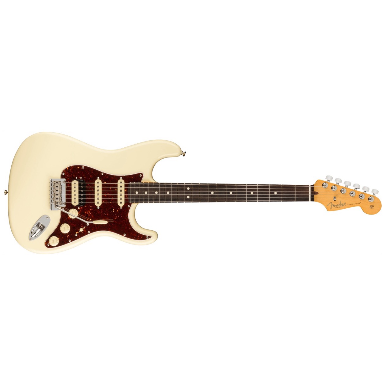 Fender American Professional II Stratocaster HSS, Rosewood Fingerboard, Olympic White Model 0113910705 Inclusief Fender Deluxe Molded Case