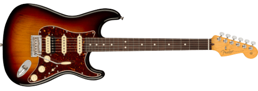 Fender American Professional II Stratocaster HSS, Rosewood Fingerboard, 3-Color Sunburst Model 0113910700 Inclusief Fender Deluxe Molded Case