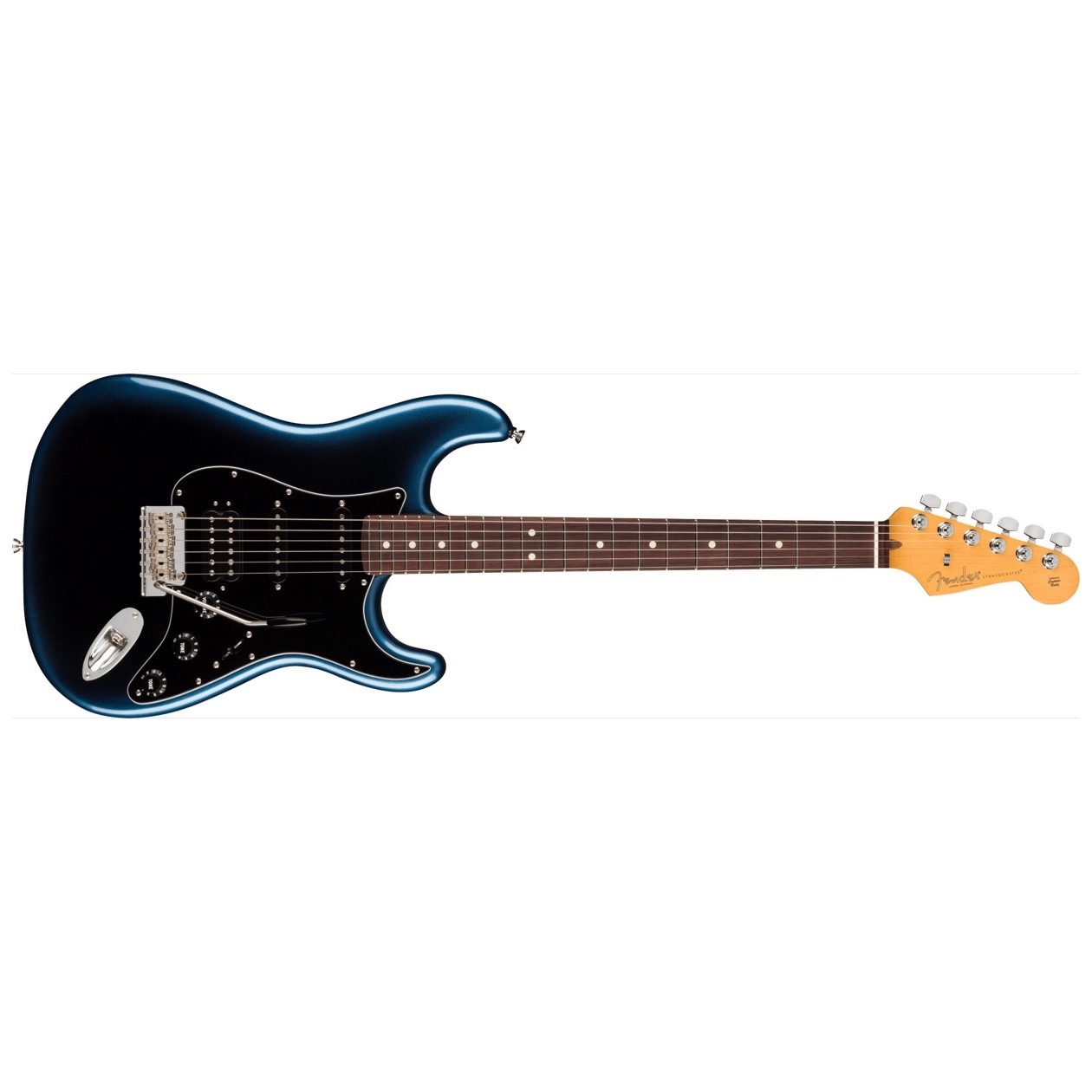 Fender American Professional II Stratocaster HSS, Rosewood Fingerboard, Dark Night Model 0113910761 Inclusief Fender Deluxe Molded Case