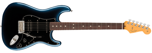 Fender American Professional II Stratocaster HSS, Rosewood Fingerboard, Dark Night Model 0113910761 Inclusief Fender Deluxe Molded Case