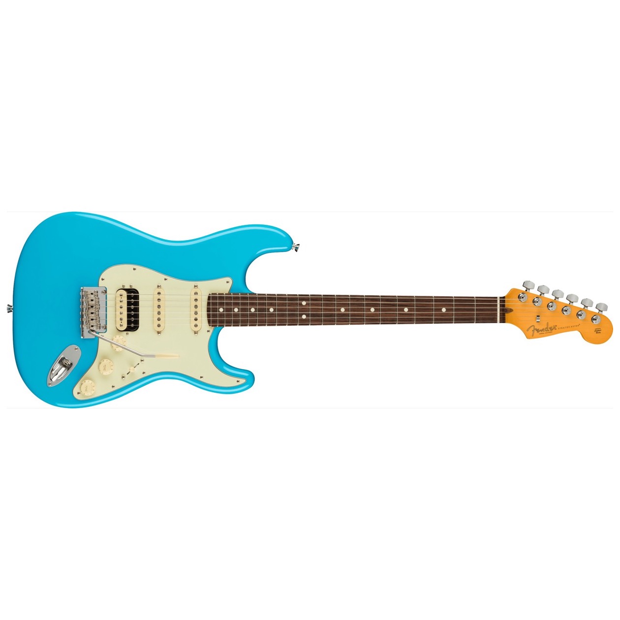 Fender American Professional II Stratocaster HSS, Rosewood Fingerboard, Miami Blue Model 0113910719 Inclusief Fender Deluxe Molded Case