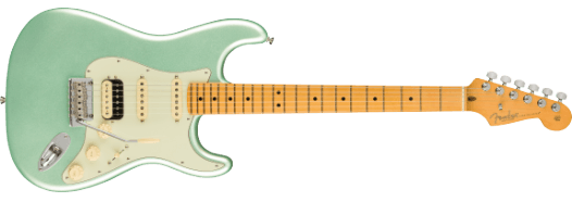 Fender American Professional II Stratocaster HSS, Maple Fingerboard, Mystic Surf Green Model 0113912718 Inclusief Fender Deluxe Molded Case