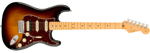 Fender American Professional II Stratocaster HSS, Maple Fingerboard, 3-Color Sunburst Model 0113912700 Inclusief Fender Deluxe Molded Case