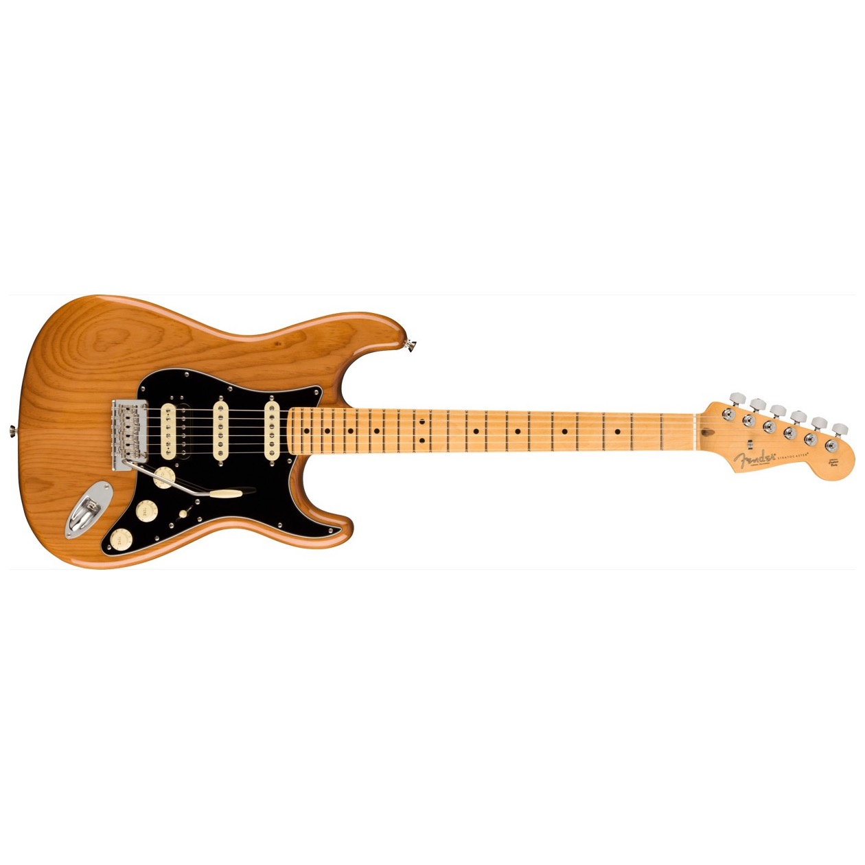 Fender American Professional II Stratocaster HSS, Maple Fingerboard, Roasted Pine Model 0113912763 Inclusief Fender Deluxe Molded Case