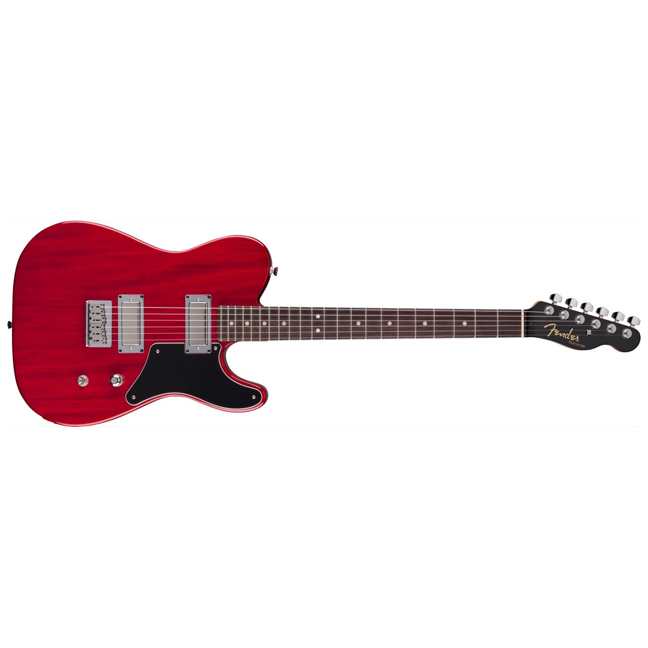 Fender American Professional II Cabronita Telecaster, Limited Edition, Rosewood Fingerboard, Crimson Transparent Model 0173960738 Inclusief Fender Deluxe Molded Case