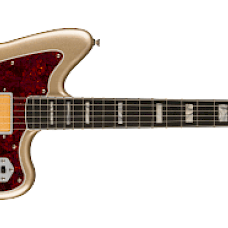 Fender Gold Foil Jazzmaster, Ebony Fingerboard, Shoreline Gold Model 0140701344 Inclusief Fender Deluxe Gig Bag