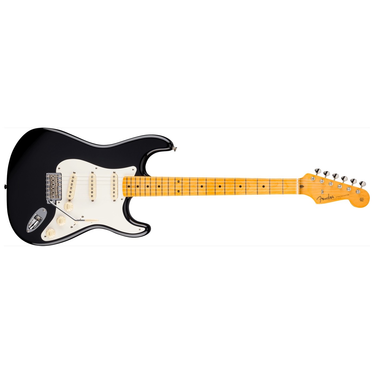 Fender American Vintage II 1957 Stratocaster, Maple Fingerboard, Black Model 0110232806 Inclusief Luxe Case Vintage-Style Tweed (Crushed Red Interior)