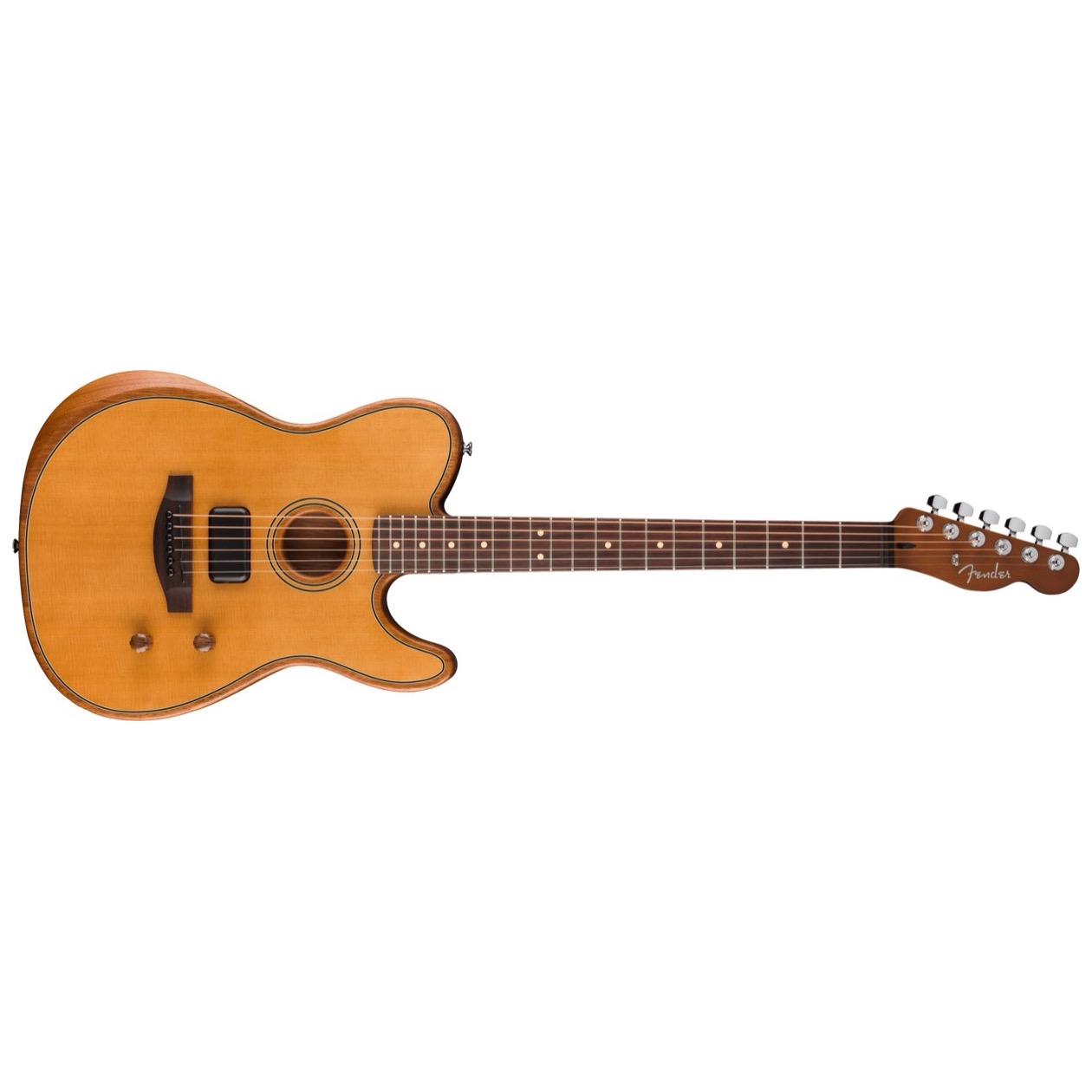 Fender Acoustasonic Standard Telecaster, Aged Natural Model 0973113534 NIEUW 2025 MODEL