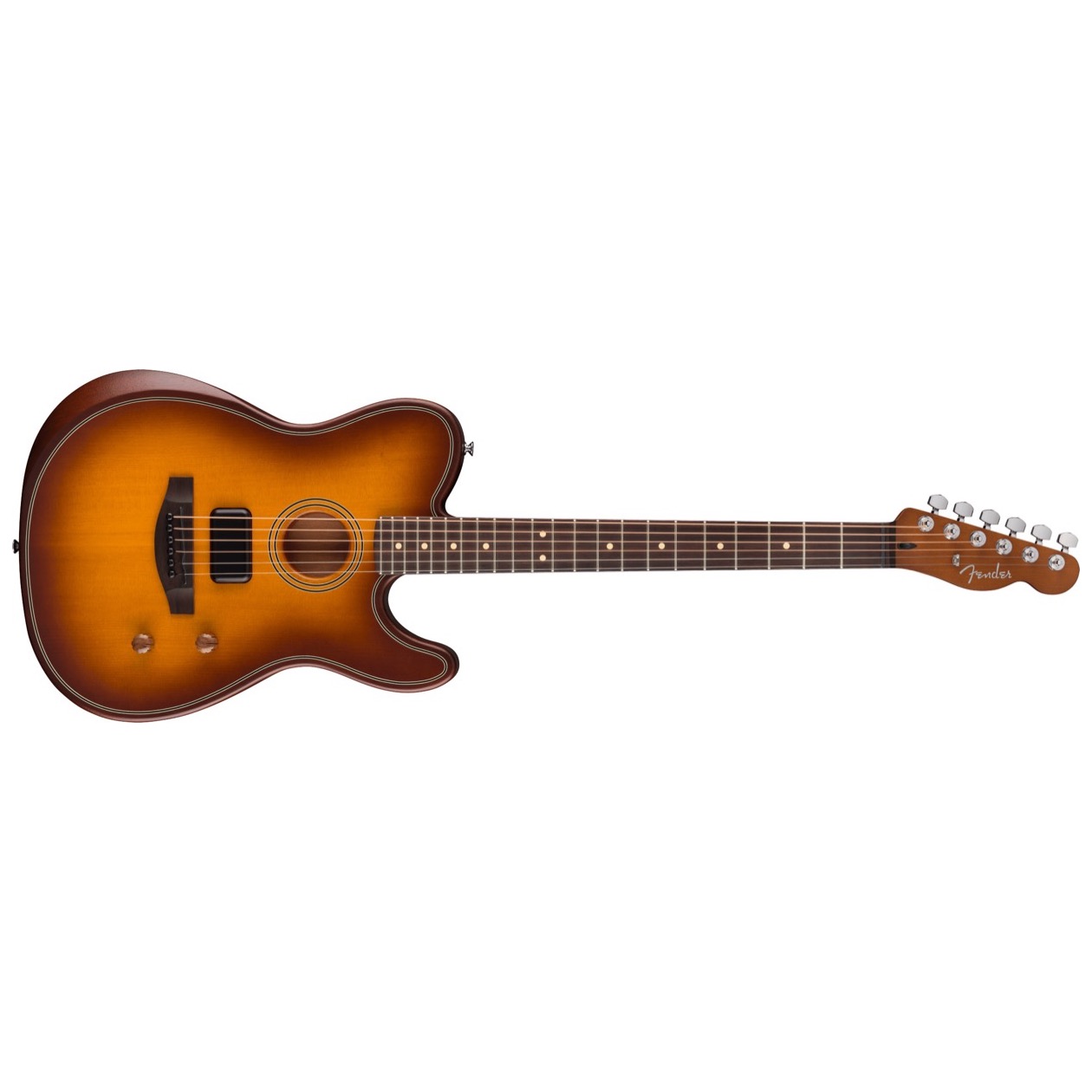 Fender Acoustasonic Standard Telecaster, Honey Burst Model 0973113542 NIEUW 2025 MODEL