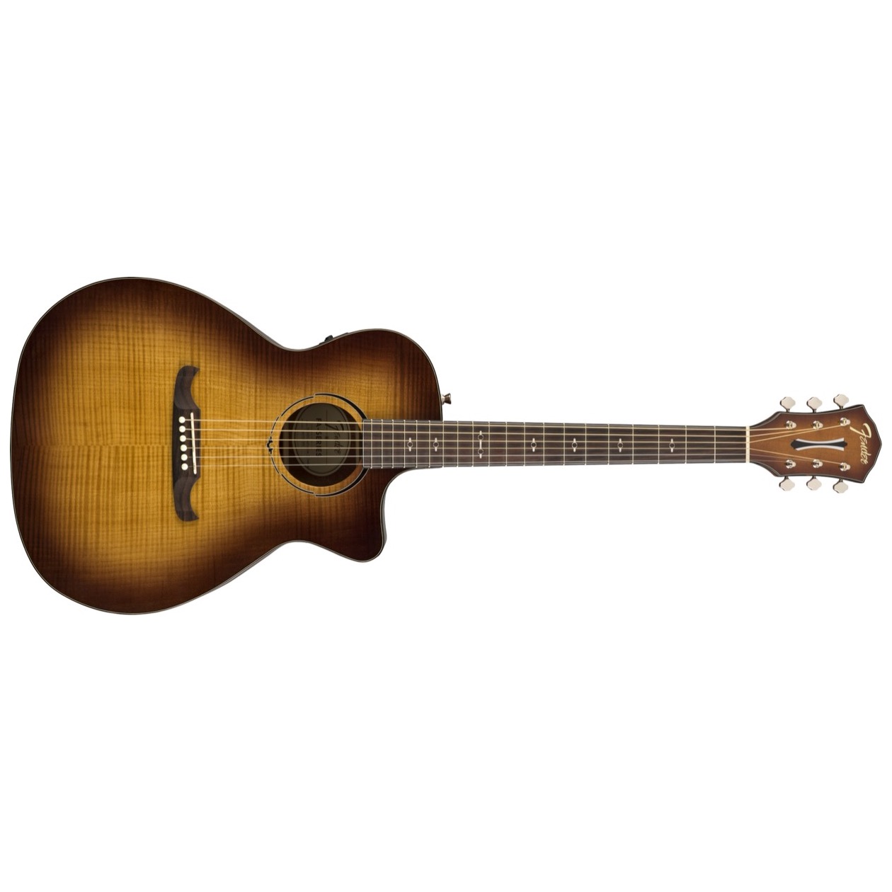 Fender FA 345 CE / FA 345CE Auditorium, Laurel Fingerboard, 3-Color Tea Burst, Cutaway Electro Model 0971343064 Western Gitaar