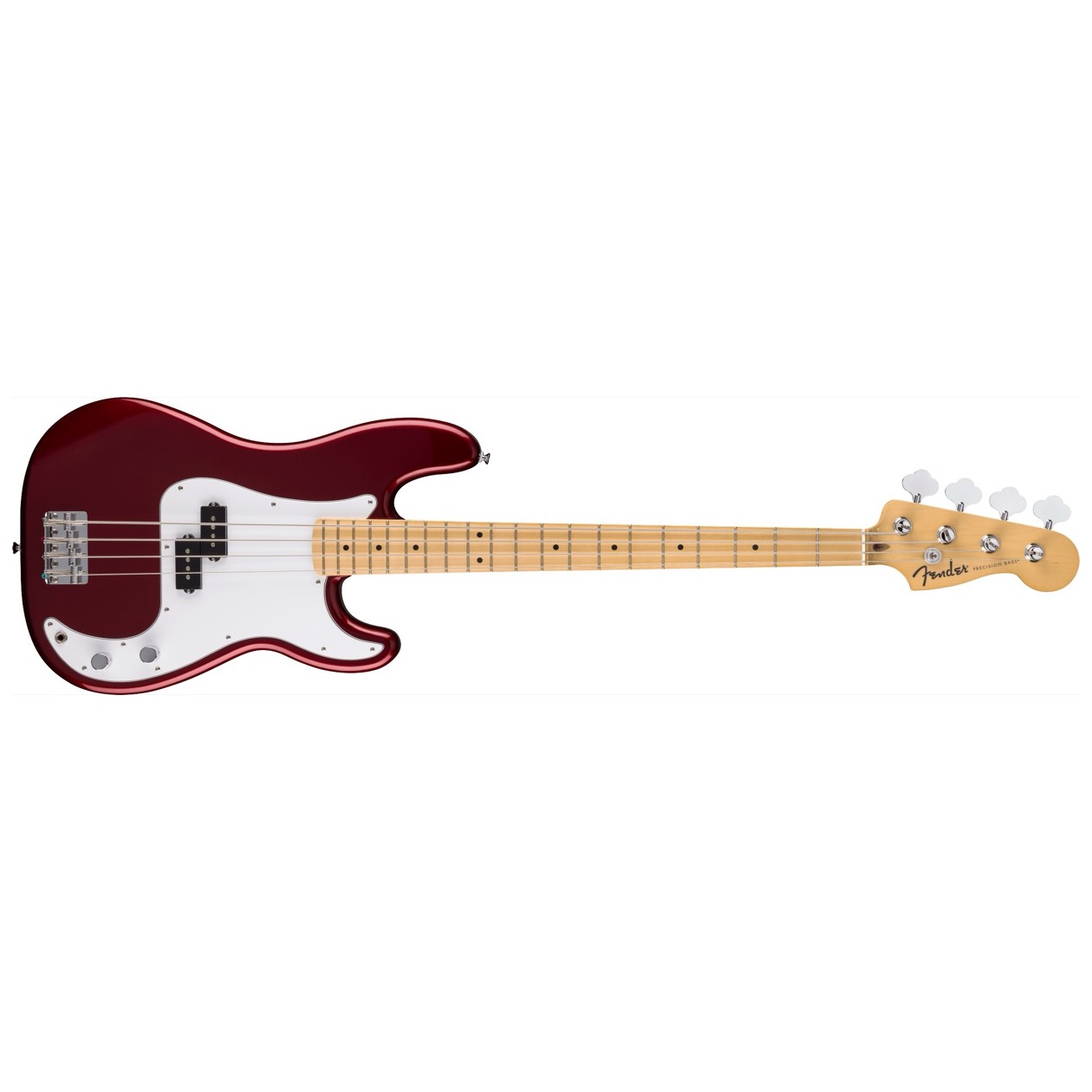 Fender Standard Precision Bass, Maple Fingerboard, White Pickguard, Candy Cola, Model 0266620571 NIEUW 2025 MODEL