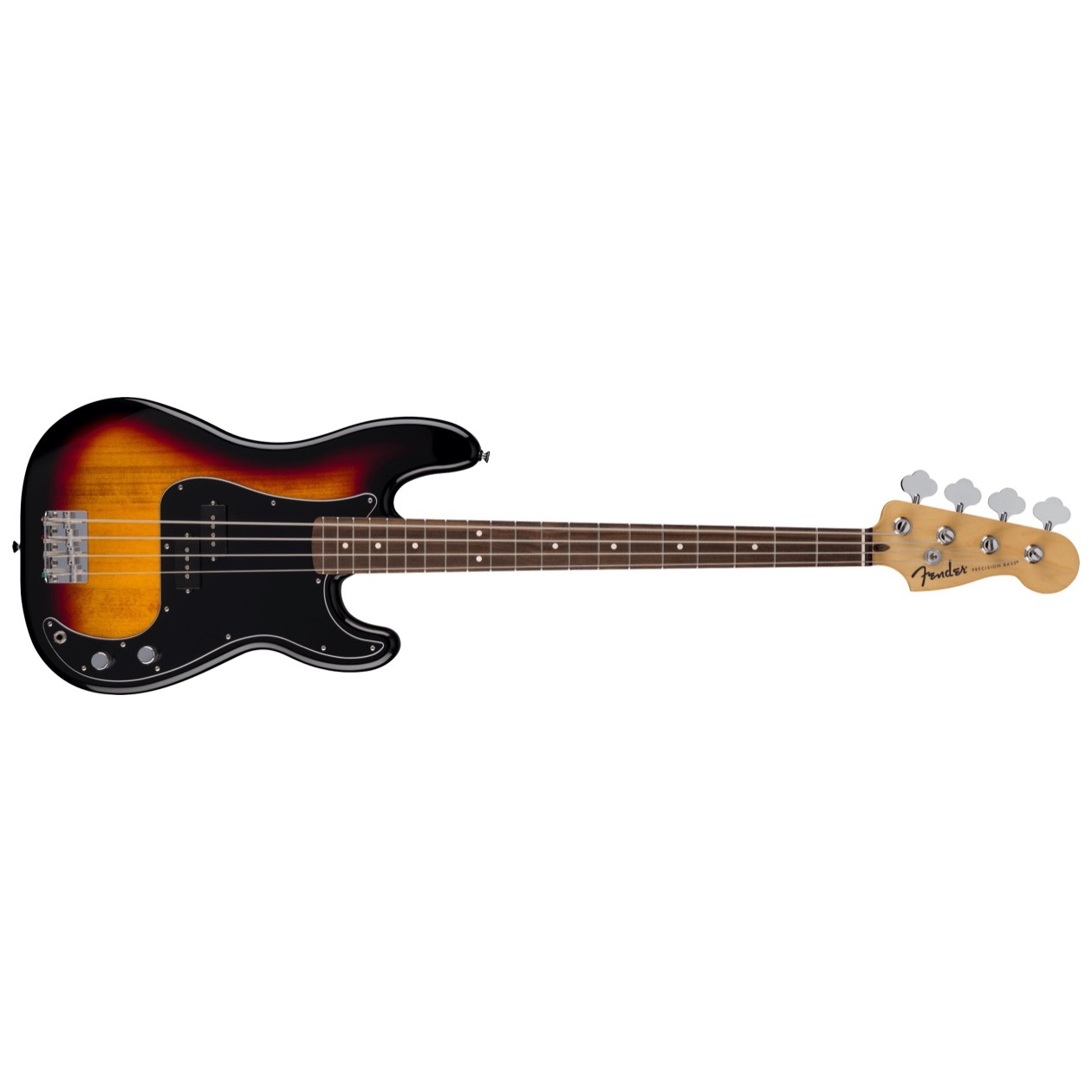 Fender Standard Precision Bass, Laurel Fingerboard, Black Pickguard, 3-Color Sunburst Model 0266641500NIEUW 2025 MODEL
