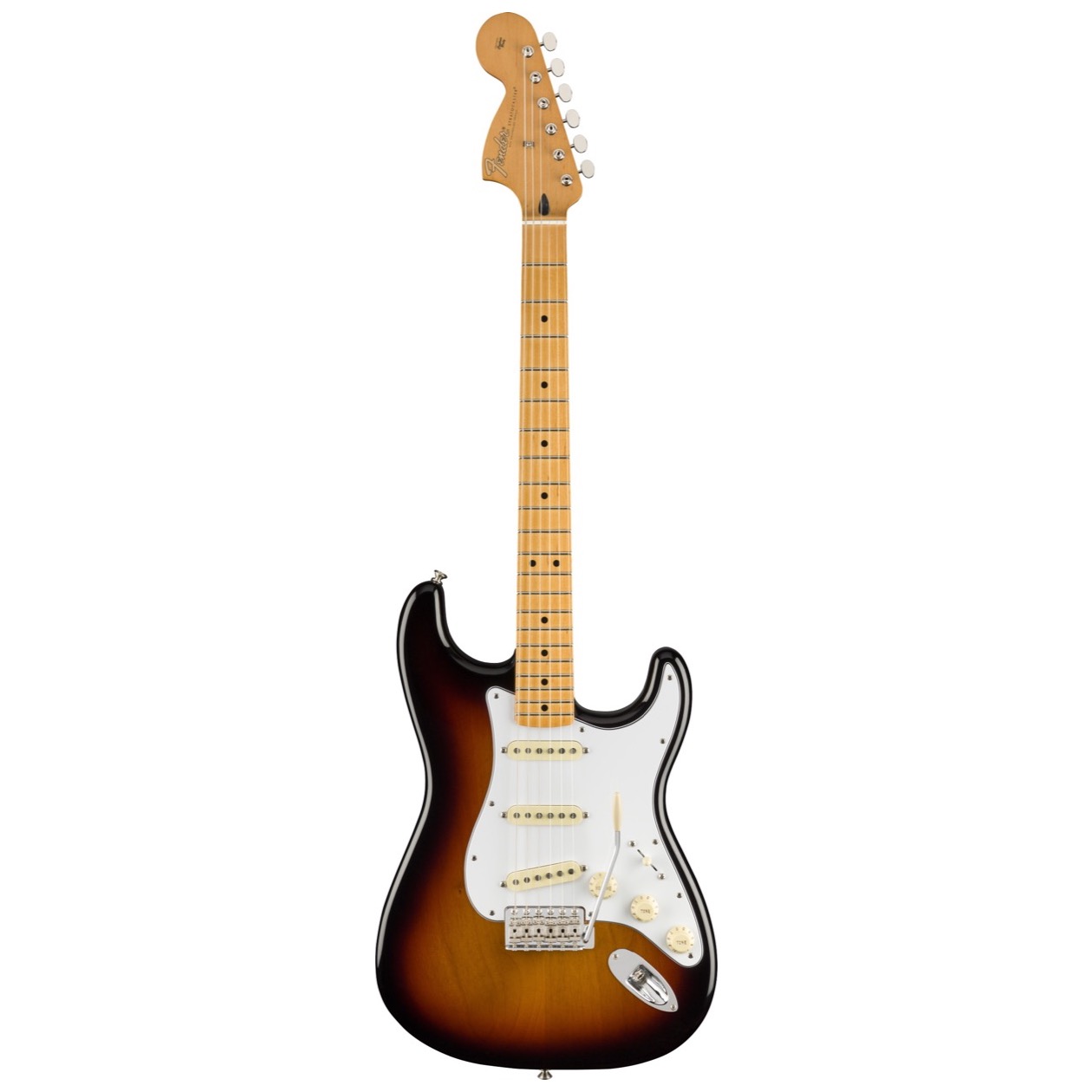 Fender Jimi Hendrix Stratocaster, Maple Fingerboard, 3-Color Sunburst Model 0145802300 Inclusief Fender Deluxe gig bag Elektrische Gitaar