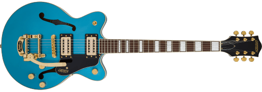 Gretsch G 2655 TG / G2655TG Limited Edition Model 2807281502 Streamliner Center Block Jr. Double-Cut with Bigsby, Laurel Fingerboard, Broad’Tron BT-3S Pickups, Riviera Blue