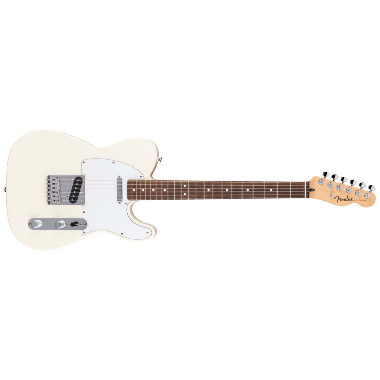 Fender Standard Telecaster, Laurel Fingerboard, White Pickguard, Olympic White Model 0266040505 NIEUW 2025 MODEL