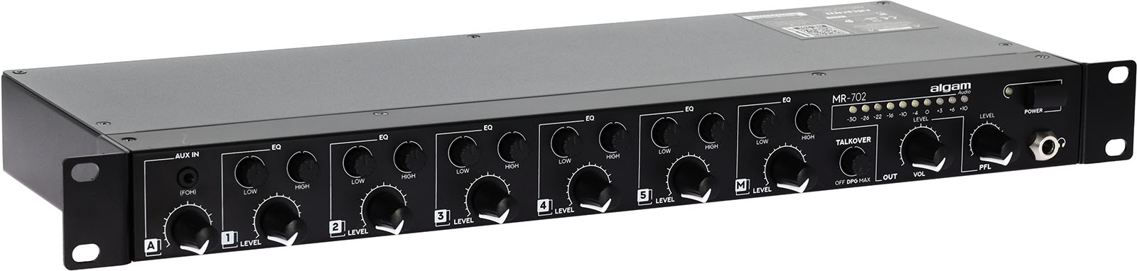 Algam Audio MR 702 / MR702 - 7 - channel rack-mount mixer