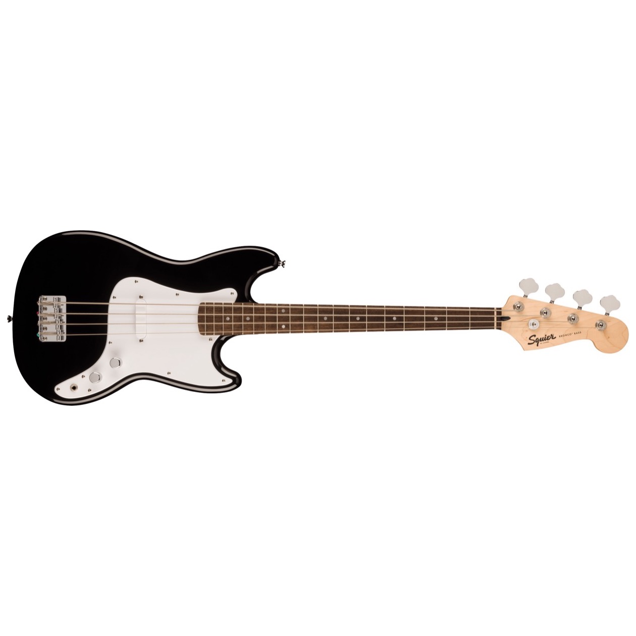 Fender  Squier Sonic Bronco Bass, Laurel Fingerboard, White Pickguard, Model 0373800506 Black