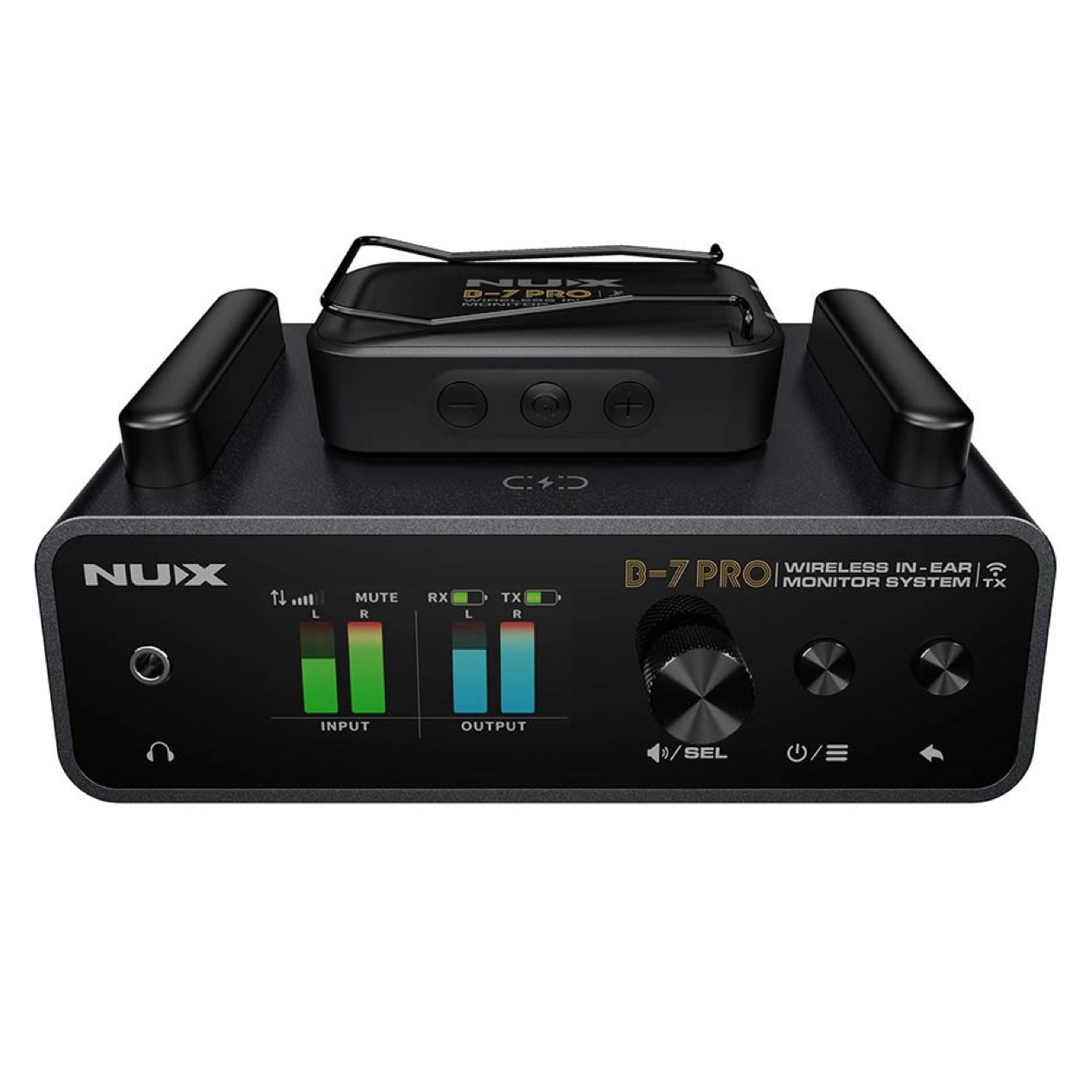 Nux B 7 PRO / B7 Pro NUX Wireless In Ear Monitor System, Compleet Professioneel 2,4 Ghz Systeem IN VOORRAAD SUPERPRIJS AANBIEDING!