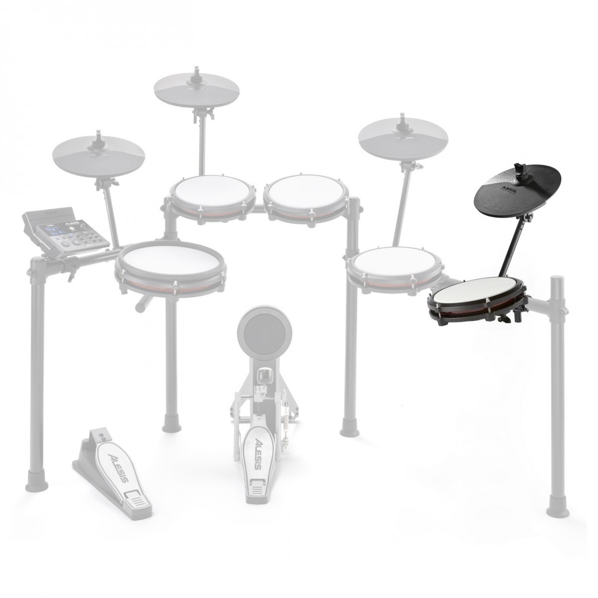 Alesis Nitro Max Electronic Drum Kit Expansion Pack, de ideale uitbreiding voor Nitro Max Kit