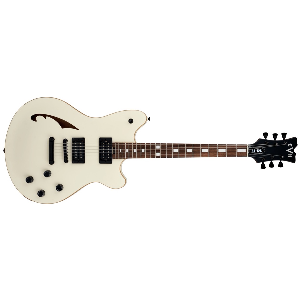 EVH SA 126 / SA126 Standard, Satin Vintage White Model: 5107726555 Elektrische Gitaar