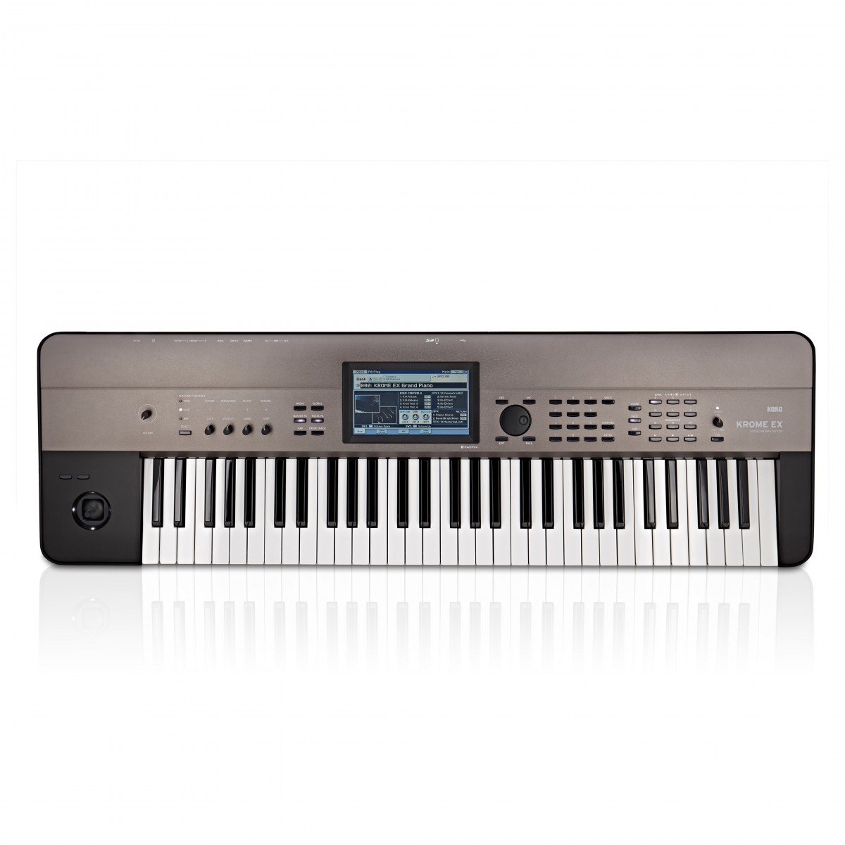 Korg Krome EX 61 Synthesizer, Digitaal, USB, 61 toetsen, grijs-metallic