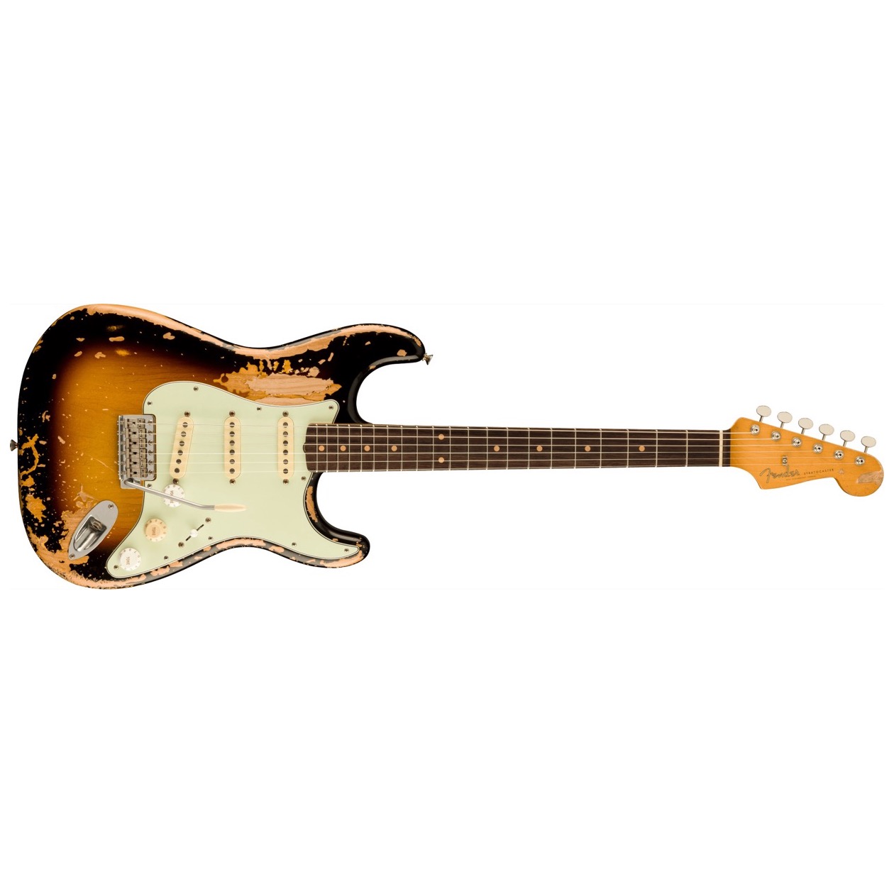 Fender Signature Mike McCready Stratocaster, Rosewood Fingerboard, 3-Color Sunburst MIM Model 0145310700 Inclusief Fender Deluxe Brown Hardshell Case