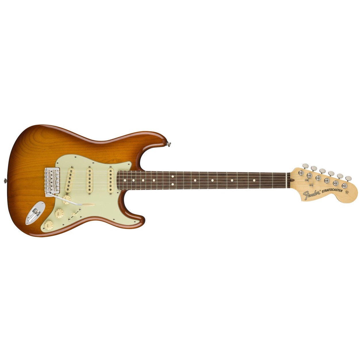Fender American Performer Stratocaster, Rosewood Fingerboard, Honey Burst, Model 0114910342 Inclusief Fender Deluxe Gig Bag