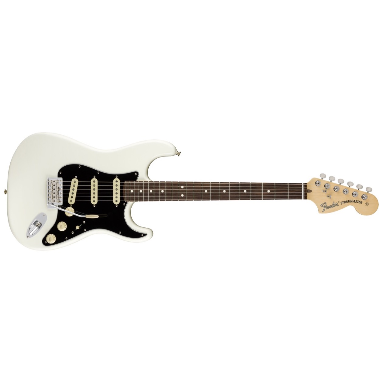 Fender American Performer Stratocaster, Rosewood Fingerboard, Arctic White, Model 0114910380 Inclusief Fender Deluxe Gig Bag