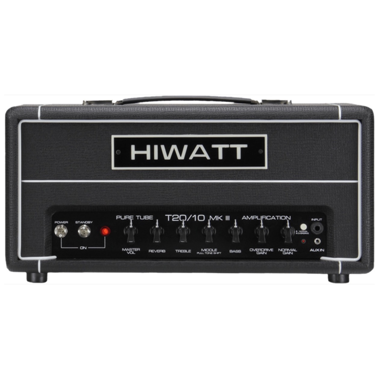 Hiwatt TB 20/10 MK II Head Tube Series - T20/10 Head - 20/10W 2-Channel Head with Spring Reverb, NU DIRECT LEVERBAAR