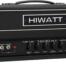 Hiwatt TB 40/20 MK III Head Tube Series - T40/20 Head - 40/20W 2-Channel Amp with Spring Reverb, NU DIRECT LEVERBAAR