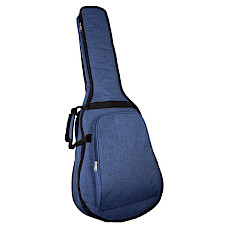 CLX GTW 150BL / GTW150 BL Hoes voor Western Gitaar Blue / Blue Jeans met 15 mm Voering EXTRA KWALITEIT